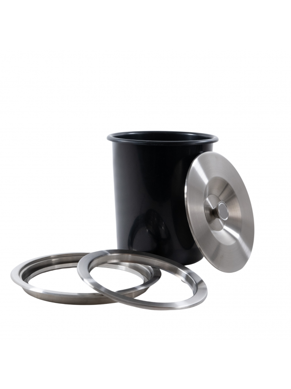 Lixeira de Embutir 5 Litros Tampa Inox Escovado - Kzi